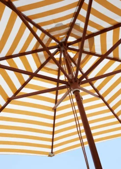 Skagerak Messina Parasol Ø270, Dark Blue Stripes fra Fritz Hansen