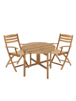 Skagerak Selandia Sæt, 4 stole og bord 147 fra Fritz Hansen