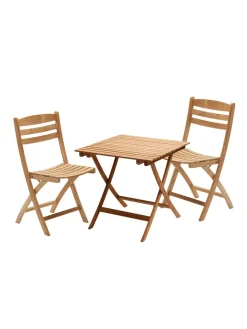 Skagerak Selandia Sæt, 2 stole og Ø 94 bord fra Fritz Hansen