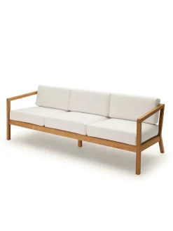 Skagerak Virkelyst 3 pers. Sofa, Golden Yellow Stripe fra Fritz Hansen