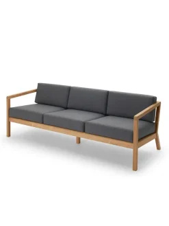 Skagerak Virkelyst 3 pers. Sofa, Golden Yellow Stripe fra Fritz Hansen