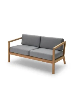 Skagerak Virkelyst 2 pers. Sofa, Charcoal fra Fritz Hansen