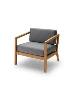 Skagerak Virkelyst Stol, Charcoal fra Fritz Hansen