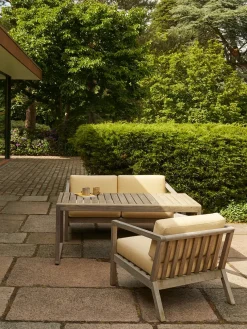 Skagerak Virkelyst Stol, Golden Yellow Stripe fra Fritz Hansen