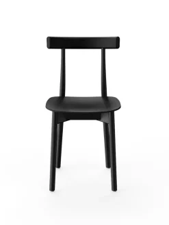 Skinny wooden chair, ash/white fra Nine