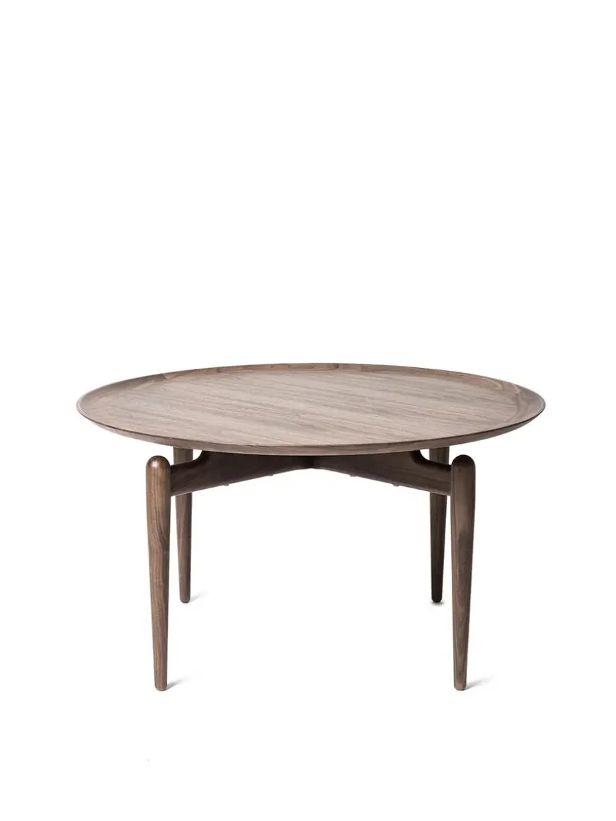 Slow Coffee Table Ø 80 cm, walnut fra Stellar Works