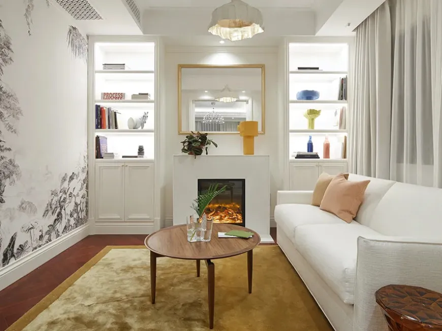 Slow Coffee Table Ø 80 cm, walnut fra Stellar Works