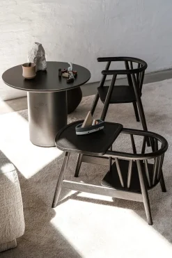 Smilla Toddler Stol, sortlakeret eg fra Oaklings