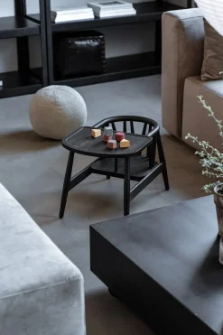 Smilla Toddler Stol, sortlakeret eg fra Oaklings