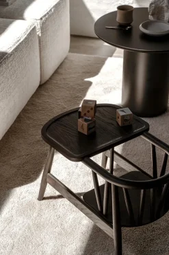 Smilla Toddler Stol, sortlakeret eg fra Oaklings