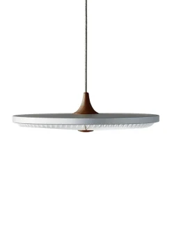 Soleil pendel medium, lys eg, papir skærm fra Le Klint