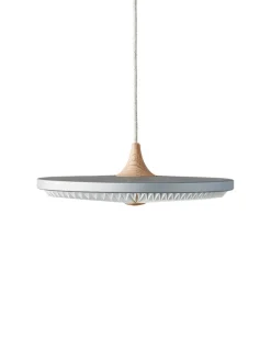 Soleil pendel small, røget eg, plast skærm fra Le Klint