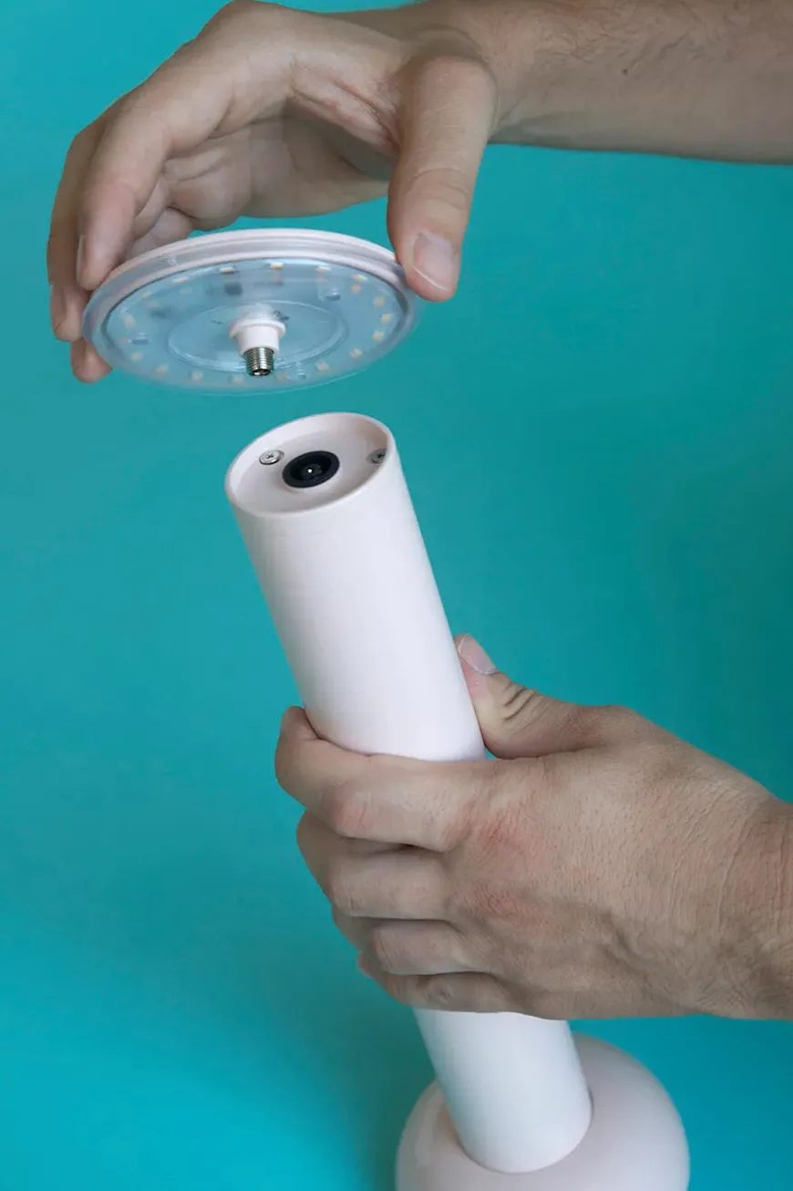 Sowden Light Portable Lamp PL2, yellow/white