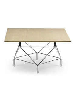 Spider Sofabord 80 x 80 cm, krom stel fra Eilersen