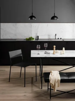 Spisebord 230, grøn marmor fra HANDVÄRK