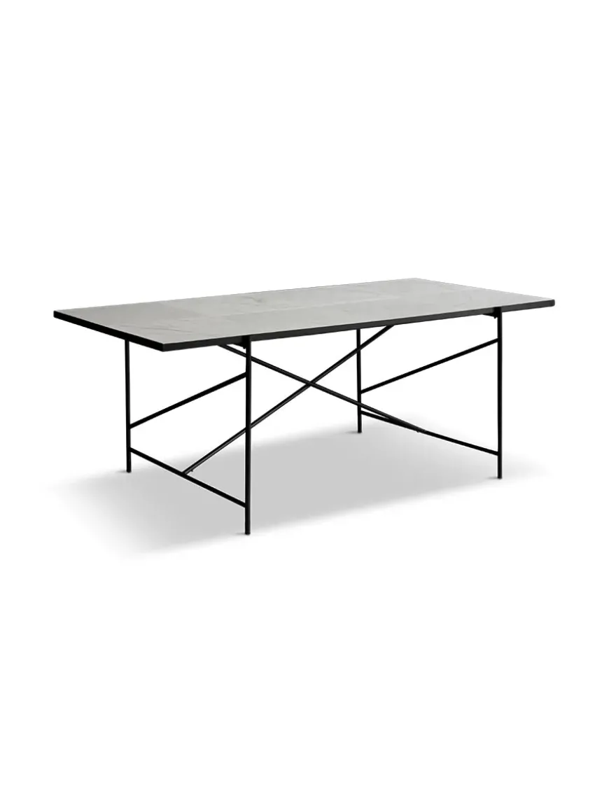 Spisebord 185, sort marmor fra HANDVÄRK