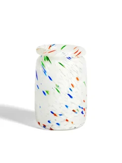 Splash Vase, Roll Neck White Dot fra Hay