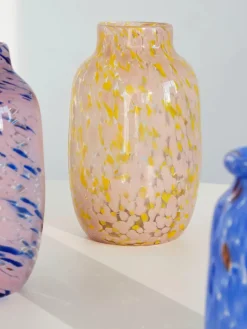 Splash Vase Roll Neck X-Small, coffee and white fra Hay