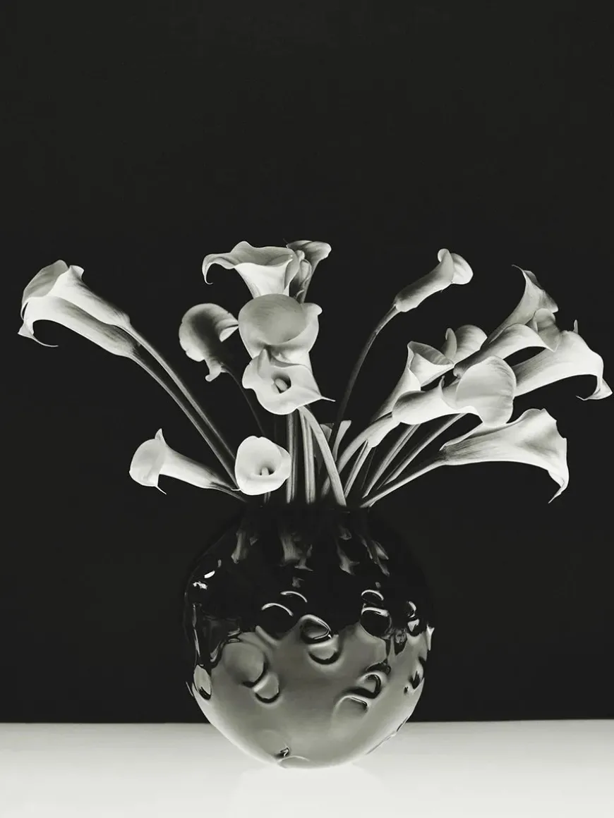 S.R. Vintage Vase Deco Black fra Louise Roe