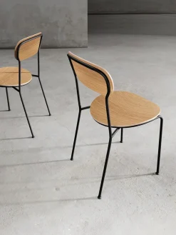 Stack Dining Chair, natural oak fra Stellar Works