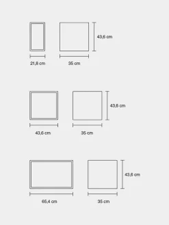 Stacked Reol, medium fra Muuto