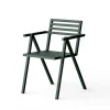Stacking Arm Chair, grøn fra 19 Outdoors
