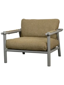 Sticks Loungestol, taupe aluminium fra Cane-line