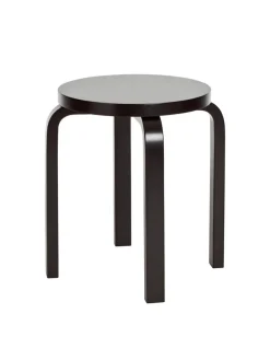 Stool E60, walnut stained fra Artek