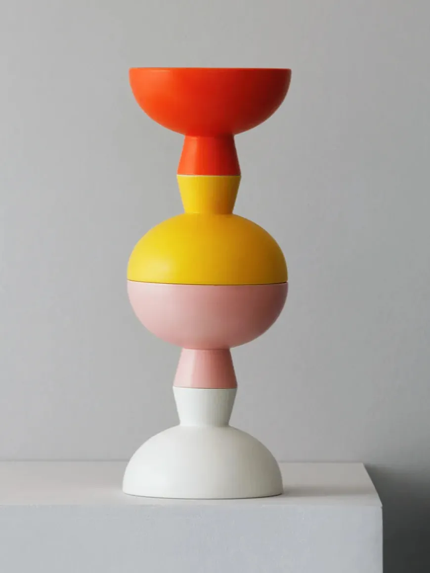 Strøm Skål, coral blush fra raawii