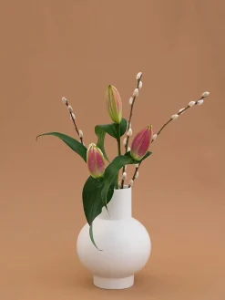 Strøm Vase, coral blush fra raawii