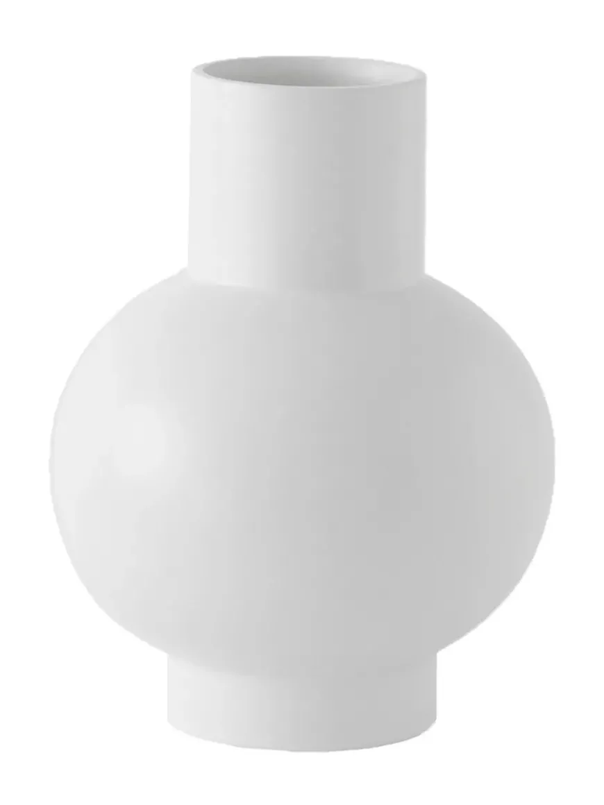 Strøm Vase, vibrant orange fra raawii