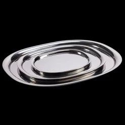 Superelliptisk bakke sæt i rustfrit stål fra Piet Hein