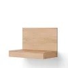 Tana Wall Mounted Desk, oak fra New Works