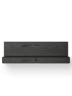 Tana Wall Mounted Media Module, oak fra New Works