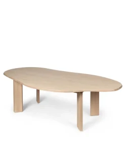 Tarn Dining Table 220, white oiled fra Ferm Living