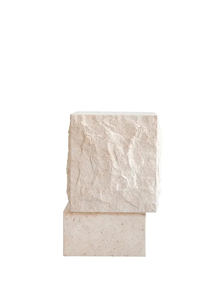 Temple Coffee Table Tall, limestone fra 101 Copenhagen