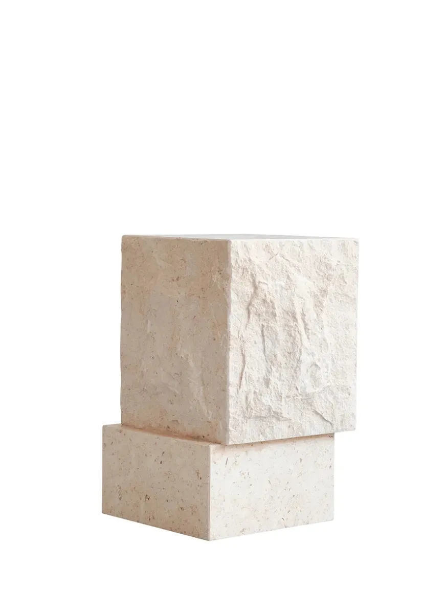 Temple Coffee Table Tall, limestone fra 101 Copenhagen
