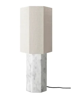 The Eight Over Eight Lamp Large, white marble fra Louise Roe
