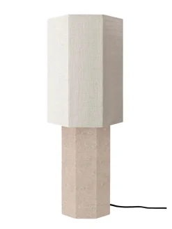 The Eight Over Eight Lamp Large, white marble fra Louise Roe