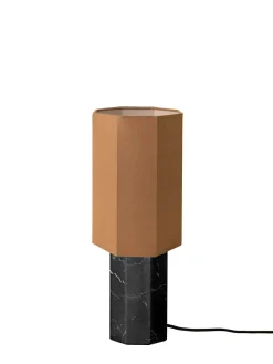 The Eight Over Eight Lamp Small, grey marble fra Louise Roe