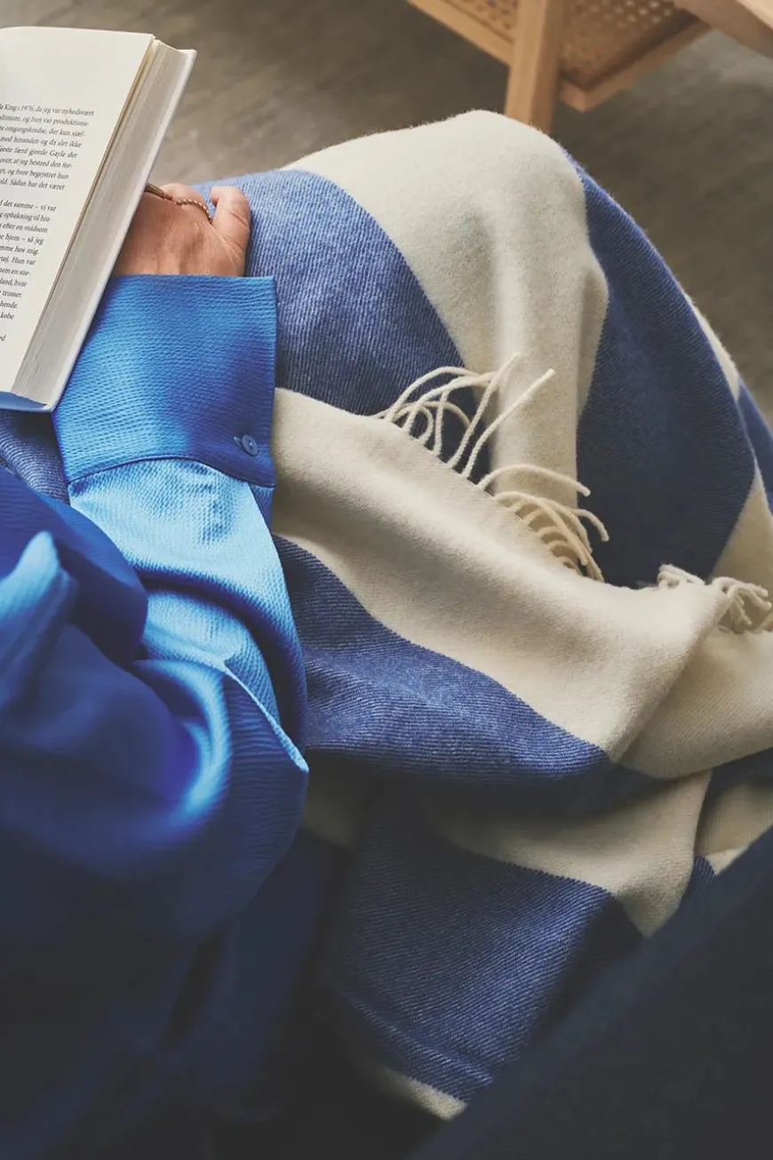 The Sweater Plaid, golden yellow fra Silkeborg Uldspinderi