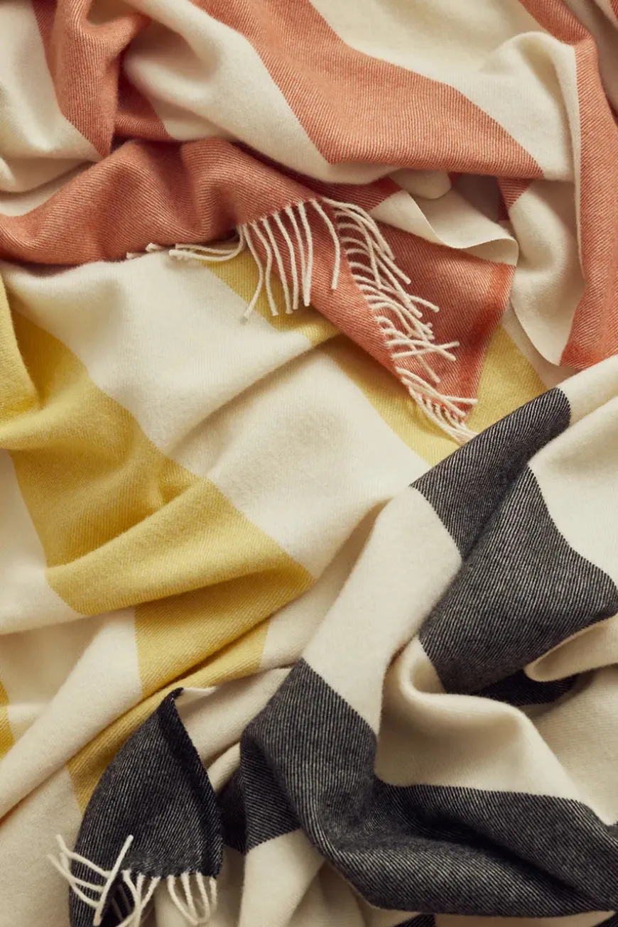 The Sweater Plaid, golden yellow fra Silkeborg Uldspinderi