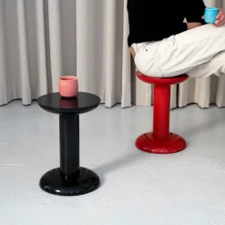 Thing Sidebord/Skammel, turquoise fra raawii