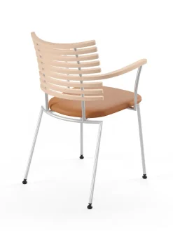 Tiger Armstol, cognac læder fra Naver Collection