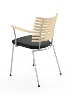 Tiger Armstol, creme læder fra Naver Collection