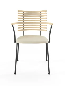 Tiger Armstol, creme læder fra Naver Collection