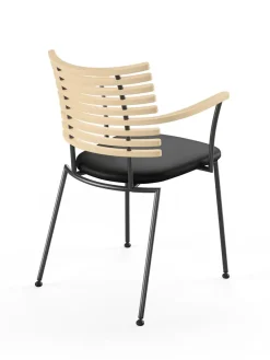 Tiger Armstol, creme læder fra Naver Collection