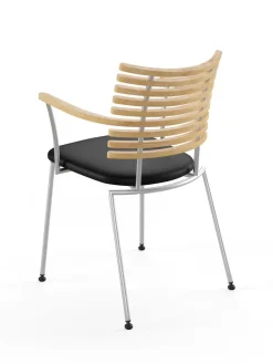 Tiger Armstol, creme læder fra Naver Collection