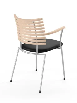 Tiger Armstol, creme læder fra Naver Collection