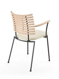 Tiger Armstol, creme læder fra Naver Collection